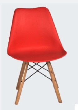 AMM Simpson Visitor Chair red