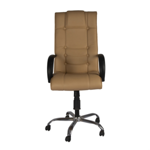 AMM 1021 Leatherite Executive High Back Chair W/Chrome Base