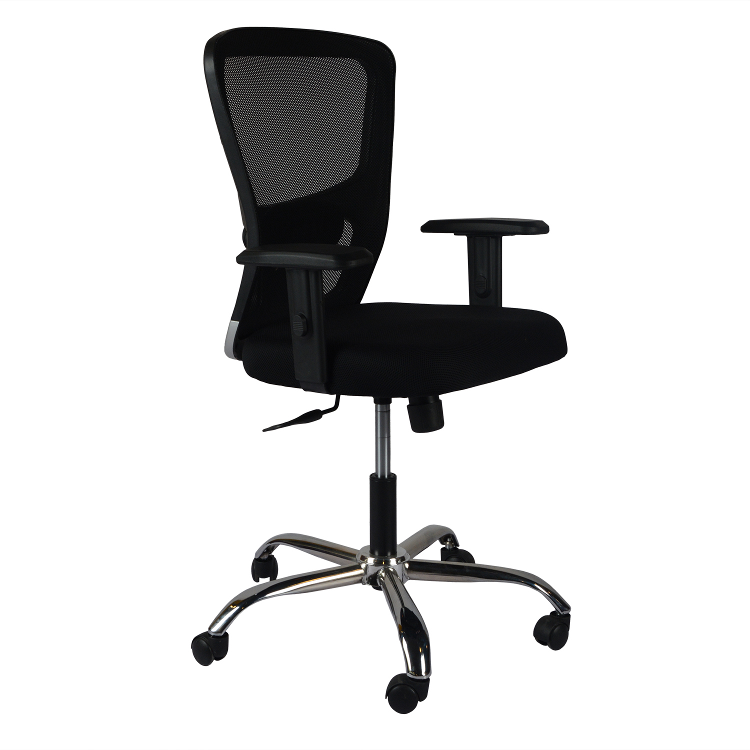 PST Jazz Mb Medium Back Chair||Black||Office Chair