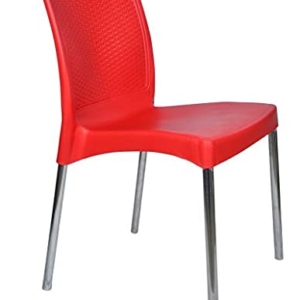 AMM MERCURY Plastic Visitor Chair||Red||Office Chair